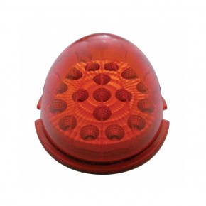 17 Red LED Dual Function Reflector Cab Light with Red Lens