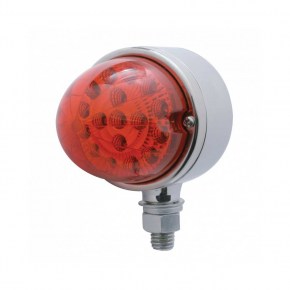 17 LED Dual Function Reflector Single Face Light - Red LED/Red Lens