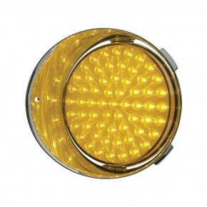 LED Freightliner Daytime Running Light (Driver) - Amber LED/Amber Lens