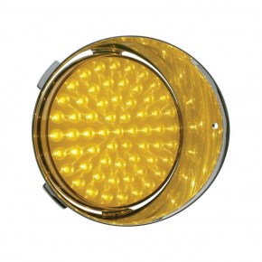 LED Freightliner Daytime Running Light (Passenger) - Amber LED/Amber Lens