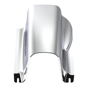 Mid Steering Column Cover for 2006+ Peterbilt 378, 379, 384, 386, 388, 389 in Chrome