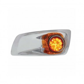 Kenworth 17 LED Reflector Watermelon Lights (Driver) - Amber LED/Amber Lens