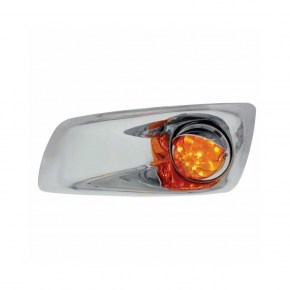 Kenworth 17 LED Watermelon Light & Visor (Driver) - Amber LED/ Amber Lens
