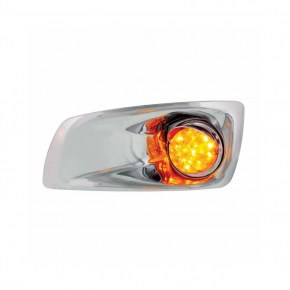 Kenworth 17 LED Dual Watermelon Light & Visor (Driver) - Amber LED/ Amber Lens