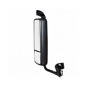 Heated Mirror Assembly for 2004-2012 Volvo VNL - Black - Driver