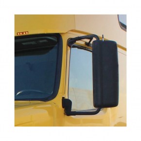 Heated Mirror Assembly for 2004-2012 Volvo VNL - Black - Driver