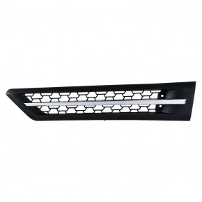 Hood Air Intake Grille with White LED for 2018-2022 Freightliner Cascadia - Driver