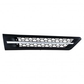 Hood Air Intake Grille with White LED for 2018-2022 Freightliner Cascadia - Passenger