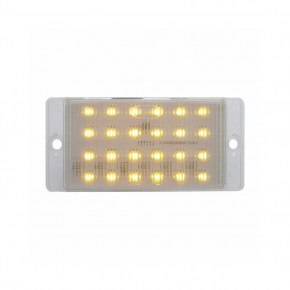 24 LED Amber Rectangular Horn Light