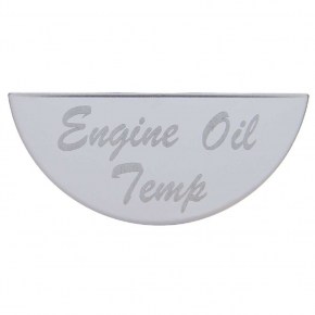 Peterbilt Gauge Plate - Engine Oil Temp