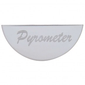 Peterbilt Gauge Plate - Pyrometer