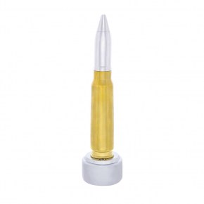 50 Caliber Bullet Style Thread-On Gearshift Knob with 9/10 Speed Adapter