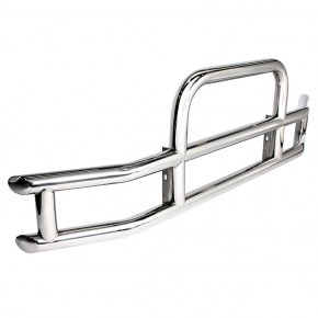 Heavy Duty 3 Inch Tubular Grille Guard in Polished 304 Stainless Steel