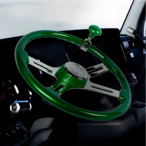 Steering Wheel - Emerald Green