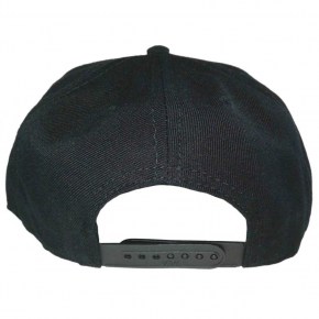 Heavy Klutch Automotive Enthusiast 5 Panel Wool Snapback Baseball Cap - Black