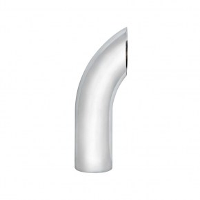 5 Inch Curved Plain Bottom Exhaust - 24 Inch Long